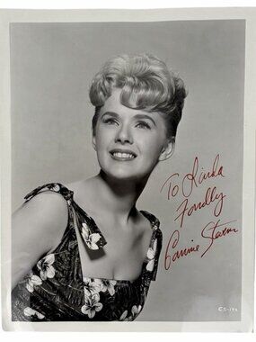 Connie Stevens Signed Publicity Photo 8x10” Autograph Actor Inscribed Circa 1960